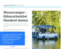 Tablet Screenshot of mueritzboot.de